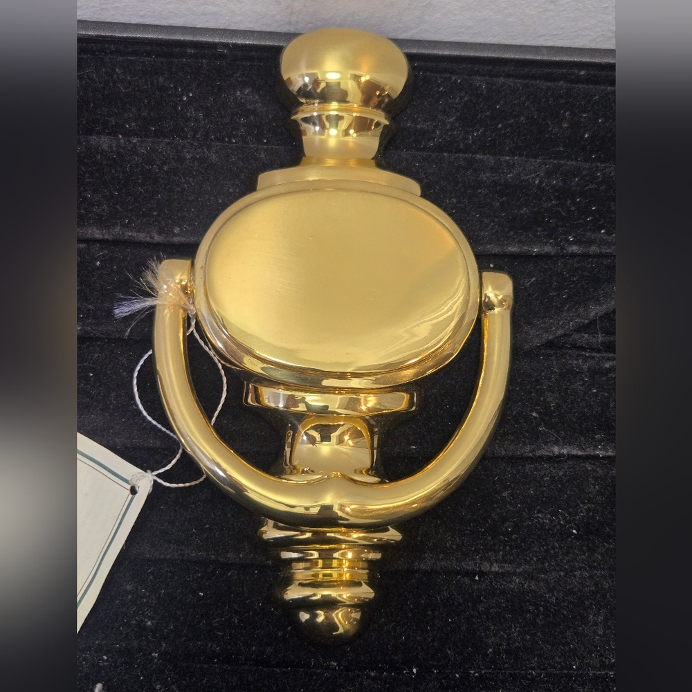 Vintage Solid Brass Door Knocker By Colonial Trust
